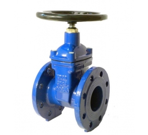 Задвижка чугунная фланцевая с обрезиненным клином